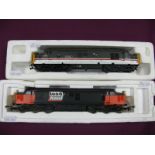 Two "OO" Gauge/4mm Class 37 Co-Co Diesel Locomotives, unboxed. Bachmann Ref 32-378 "Bullidae", R/