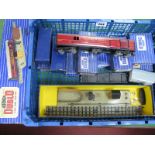 A Hornby Dublo "OO" Gauge/4mm 3 Rail Boxed T.P.O Mail Van Set, playworn, inserts missing; box