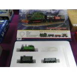 A Bachmann Branch Line "OO Gauge" 'Puffing Billy' Locomotive, R/No.4, green livery, Brake Van,