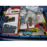 A Quantity of "OO" Gauge/"N" Gauge Plastic "Poly Bag" Kits by Kitmaster, Wills, Dapol Etc, (