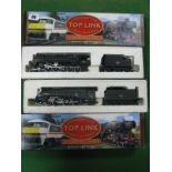 Two Hornby "Toplink" "OO"Gauge/4mm Steam Locomotives, boxed, Ref R864 Class 9F 2-10-0, BR black, R/