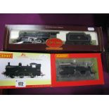 Two Hornby "OO" Gauge/4mm Steam Locomotives, boxed, Ref R292 4-6-0 Class 5, BR black, R/No. 45422