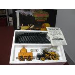 Hornby 3½ Inch Gauge Live Steam "Stephenson's Rocket" Train Set, boxed very good condition with