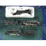 Four ''OO'' Gauge/4mm BR Black Steam Locomotives- Bachmann GWR class 93, missing float bogie and