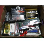 A Quantity of Diecast Model Vehicles, by Corgi,, Atlas Editions and other James Bond and Eddie