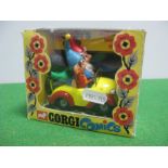 Original Corgi Comics No. 801 Noddy's Car, with Noddy and rear passenger, overall very good, in