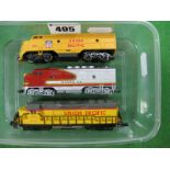 Three 'N' Gauge USA Outline Diesel Locomotives, unboxed Bachmann 'Union Pacific and Kato EMD F7A '