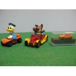 An Original Corgi Comics No. 808 Basil Brush Car, overall very good, unboxed, plus two other items.