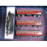 Hornby Dublo 3 Rail Class 4MT Standard Tank 2-6-4 Steam Locomotive, BR black R/NO 80154, renovated/