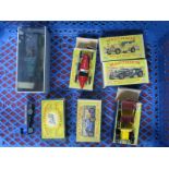 Six Earlier Matchbox Yesteryear, including No. 13 Sante Fe Train, all good plus, boxed, plus an