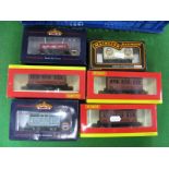 Six Items "OO" Gauge/4mm Boxed Rolling Stock, Mainline Ref 37413 vent van, Bachmann Ref No's 37.