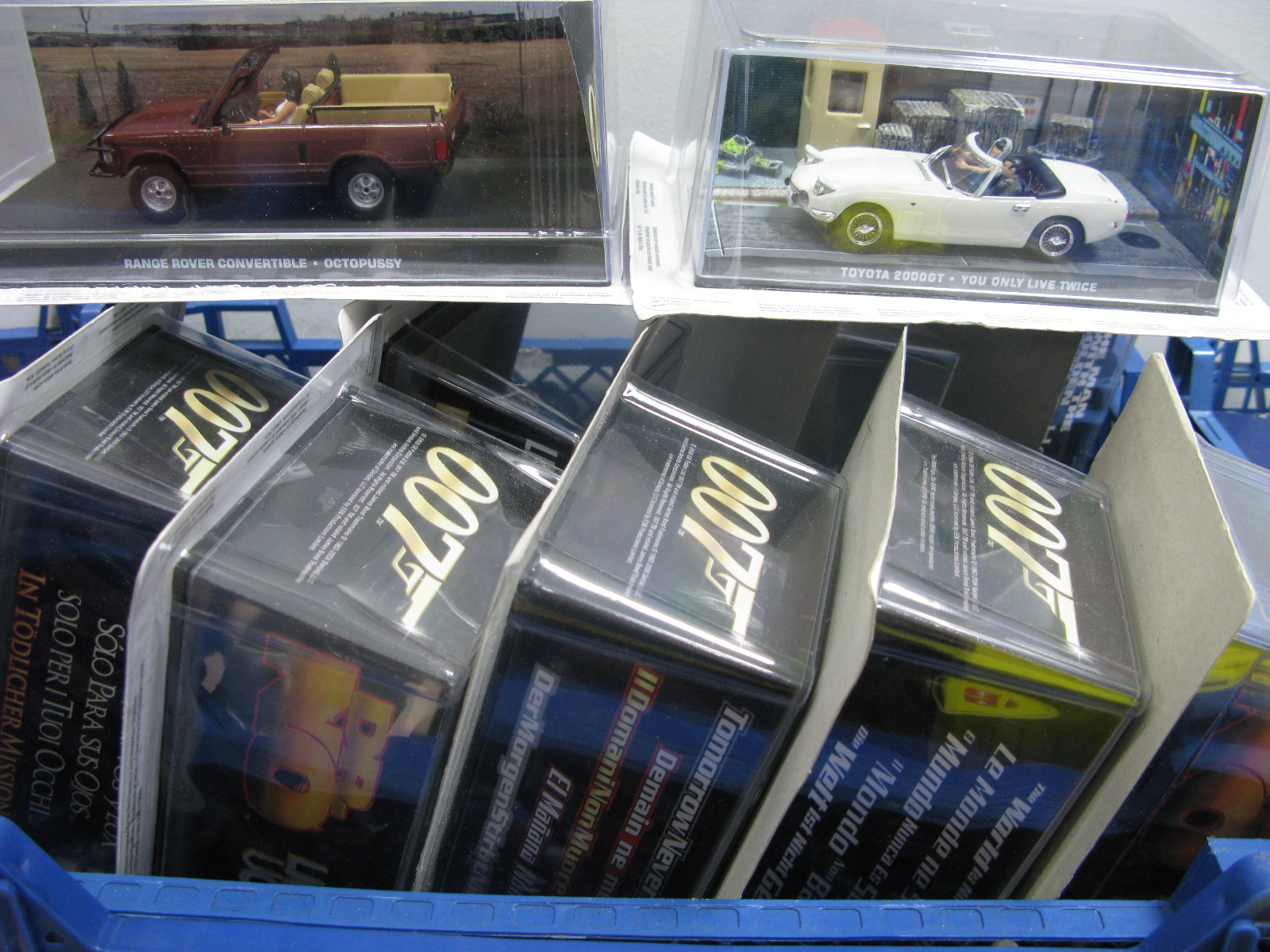 Ten Diecast Model Vehicles from The James Bond 007 'Pieceworks' Collection, including Ford