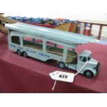 Dinky No. 582 - Pullman Car Transporter and Ramp, overall good plus, chipping to raised edges,