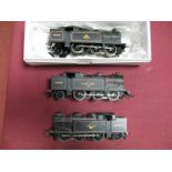 Three Hornby Dublo 3 Rail Class N2 0-6-2 Tank Steam Locomotives BR Black- R/NO 69567, fair but loose