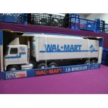 A Nylint (USA) 'Walmart' 18 Wheeler Steel; Pressed Model Truck, boxed.