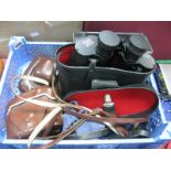 Voigtlander Vitoret Camera, Agfa camera, Paragon Binoculars 12 x 50 etc:- One Box