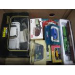 A Quantity of Diecast Vehicles, by Burago, Corgi and others, all boxed.