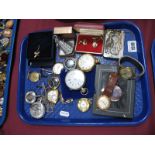 A Selection of Vintage and Later Gents Wristwatch Dials, including Oris, Montine, Summit etc, a gilt