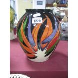 A Moorcroft Pottery Vase, painted in the 'Paradise Found' design by Vicky Lovatt shape 4/8,