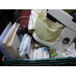Tablecloths, bed sheets, coasters, Kenwood mixer (sold for parts only).