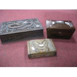 XX Century Carved Box, made by Jabbola Khan and Son State Wood Carvers and Papier Mache Makers.