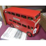 A Wooden Double Decker Bus, by Dareham Hobbies.