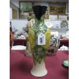 A Moorcroft Pottery Vase, painted in the trial 'Marechel Niel' design by Kerry Goodwin, shape 93/12,