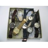 Orient Starlet Vintage Gent's Wristwatch, the signed dial with dot markers, centre seconds and