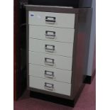 A Bisley Six Drawer Cabinet.