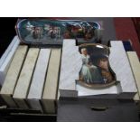 Twelve Norman Rockwell 'Rediscovered Women 'Series Collectors Plates; three Longton Canterbury