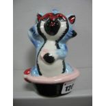 Lorna Bailey - Bathtime the Cat, 13cm high.