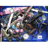 A Selection of Ladies Wristwatches, including Citron, Sekonda, etc:- One Tray