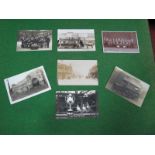 Sheffield Postcode S2, Heeley Seven Early XX Century Picture Postcards, depicting Pigeon Winners,