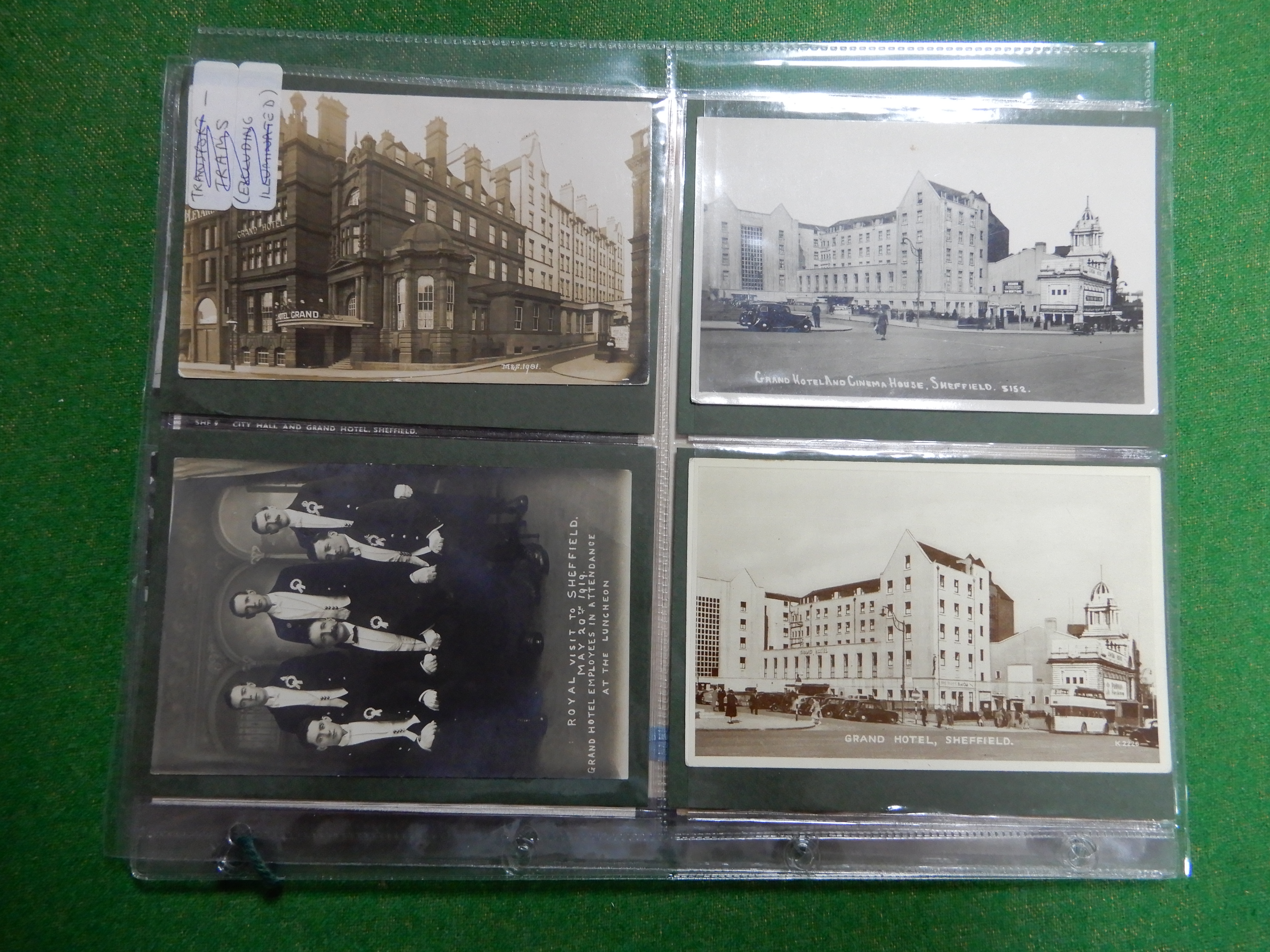 Sheffield Postcode S1, Grand Hotel, Barkers Pool, Balm Green, twenty early XX Century and later