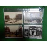 Sheffield Postcode S1, eight early to mid XX Century picture postcards depicting views/scenes