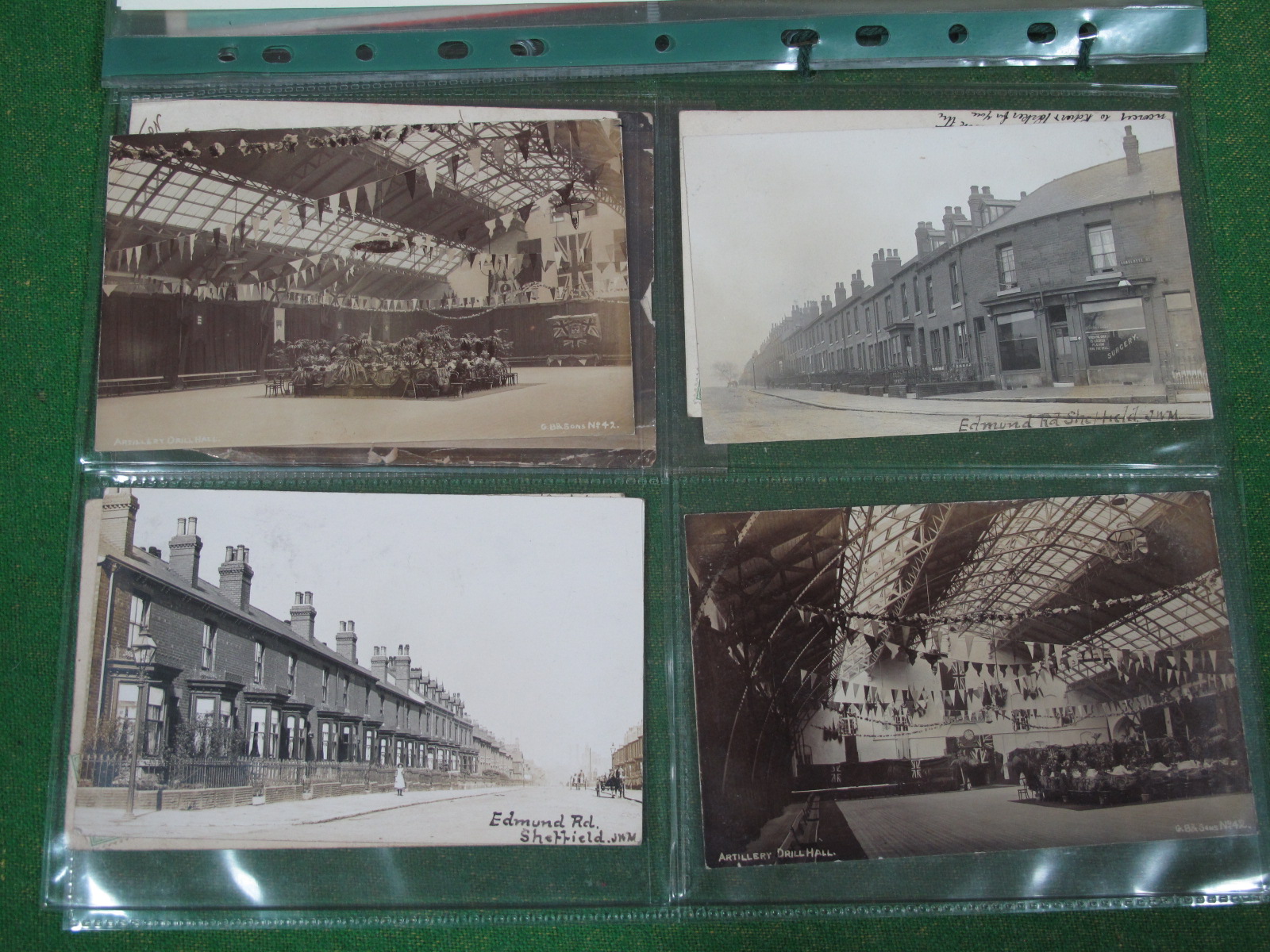 Sheffield Postcode S2, seventeen early XX Century and later picture postcards, exhibition