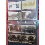Sheffield 7 Postcode, approximately Forty early XX Century and later picture postcards relating to