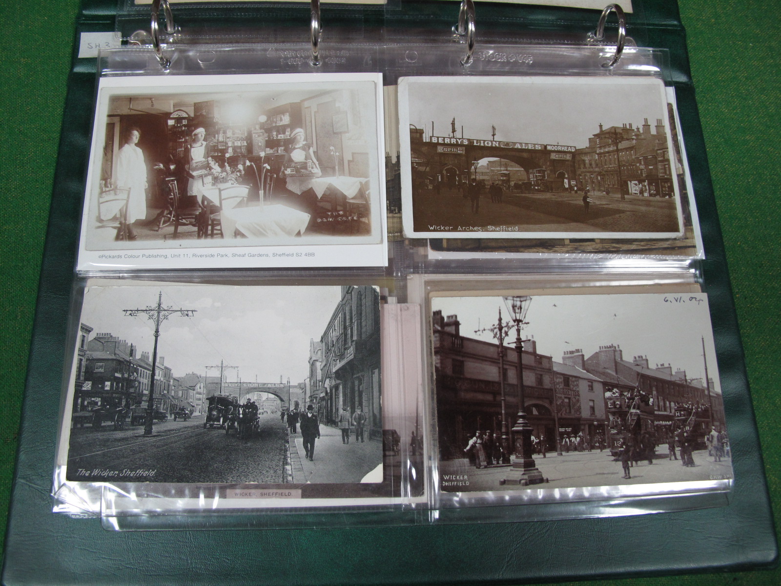 Sheffield Postcode S3, Wicker, in excess of Seventy items including picture postcards,