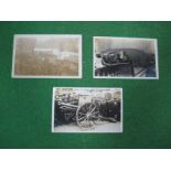 Sheffield Postcode S1, three circa 1916/17 picture postcards depicting The Tank Bank, Buy Your War