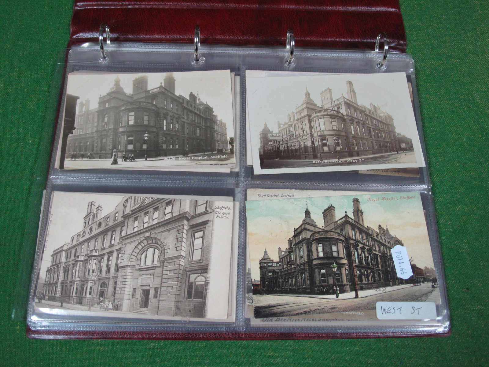 Sheffield Postcode S1, Approximately forty eight early XX Century and later picture postcards,