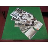 Twenty Six Circa 1920's and Later Picture Postcards, Derbyshire-Dore including Abbeydale Hall,