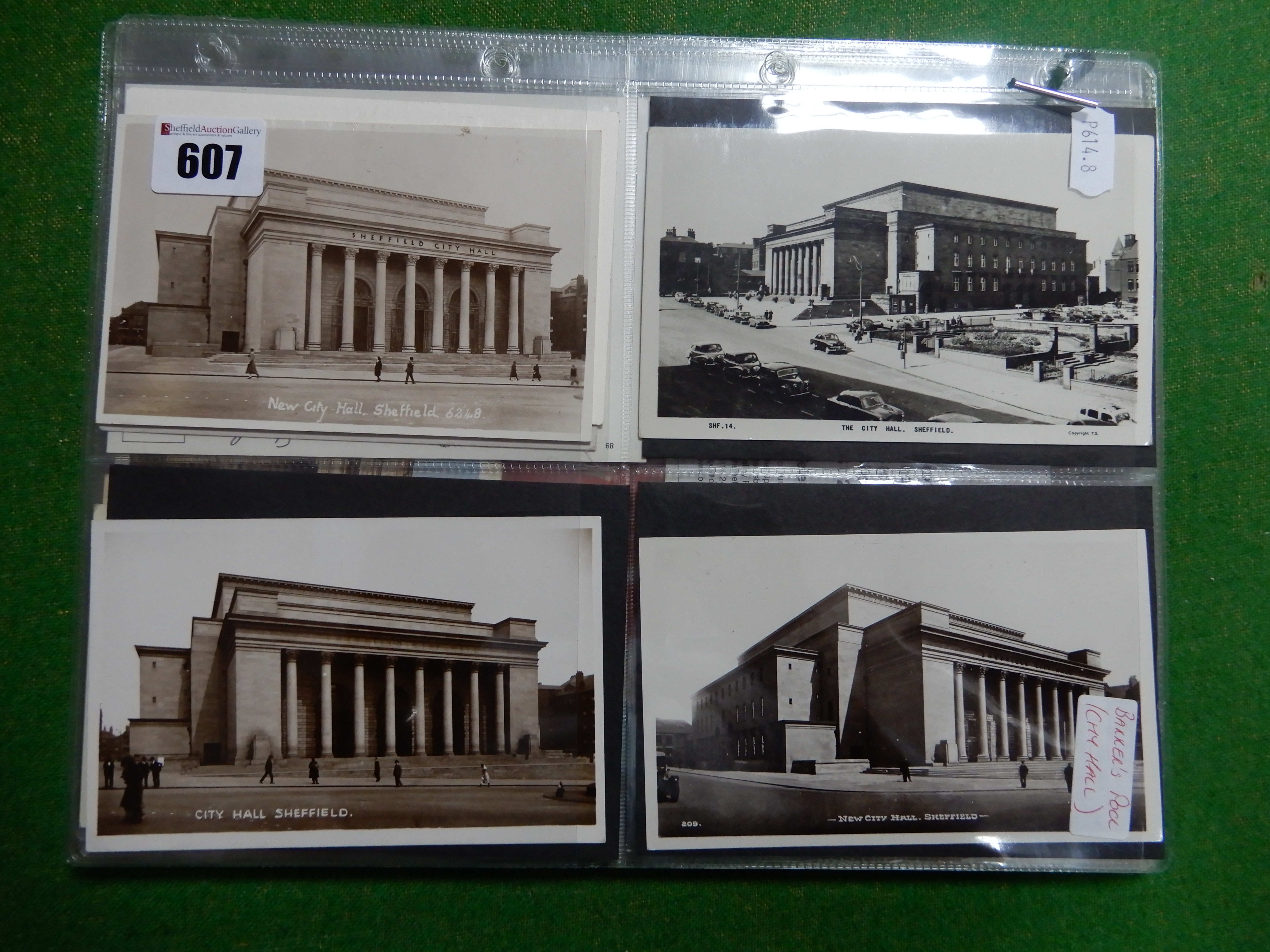 Sheffield Postcode S1, City Hall, approximately forty nine circa 1930's and later picture postcards,