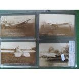 Eighteen (Circa 1914 and Later) Sheffield Aviation Themed Picture Postcards, including The Blackburn