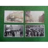 Sheffield Postcode S1, Barkers Pool, four early XX Century and later picture postcards including