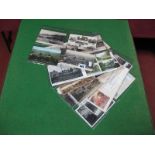 Approximately Thirty Nine Early XX Century and Later Picture Postcards, Advertising, Derbyshire,