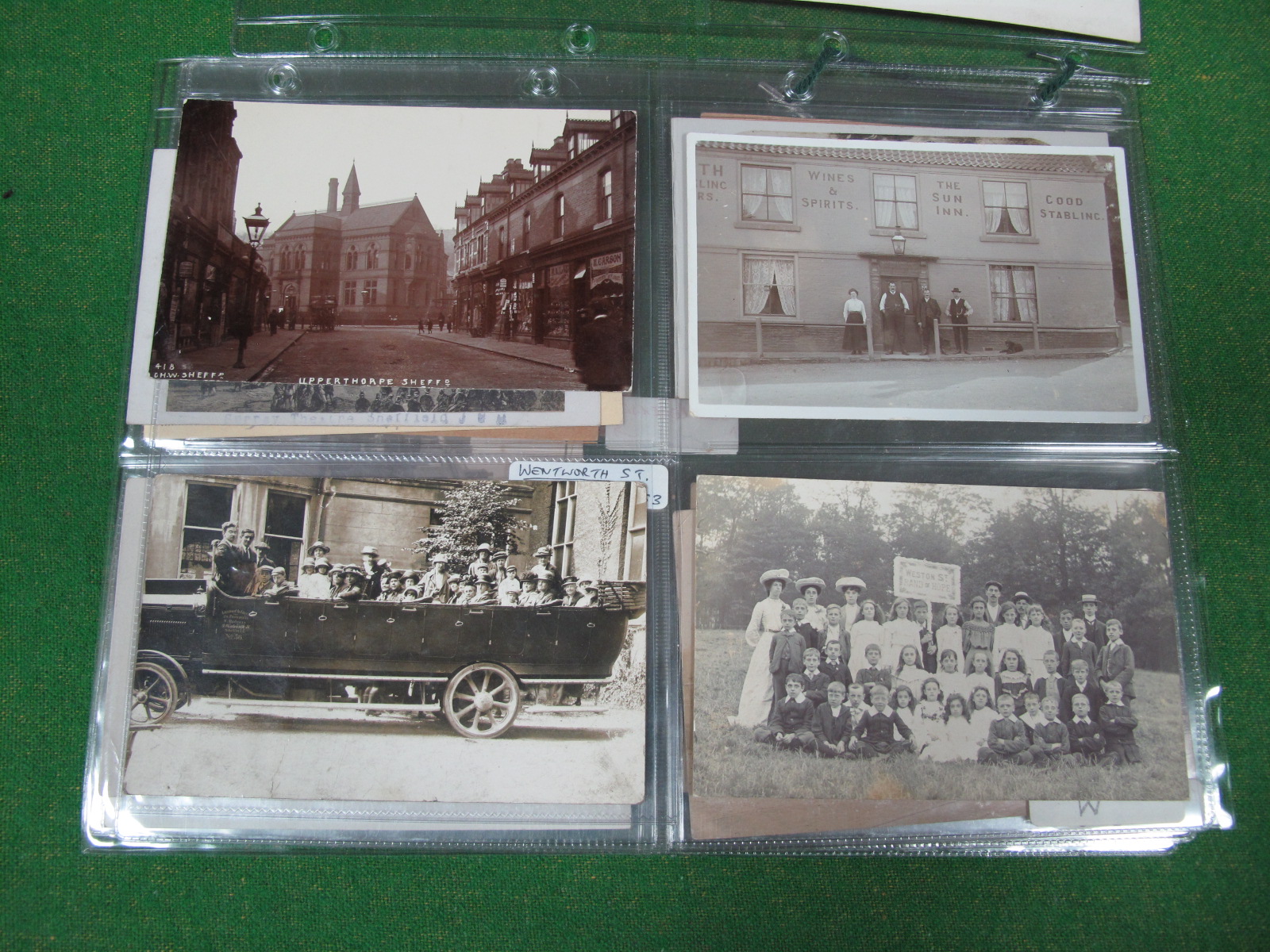 Sheffield Postcode S3, Eighteen Early XX Century and Later Picture Postcards, photograph,