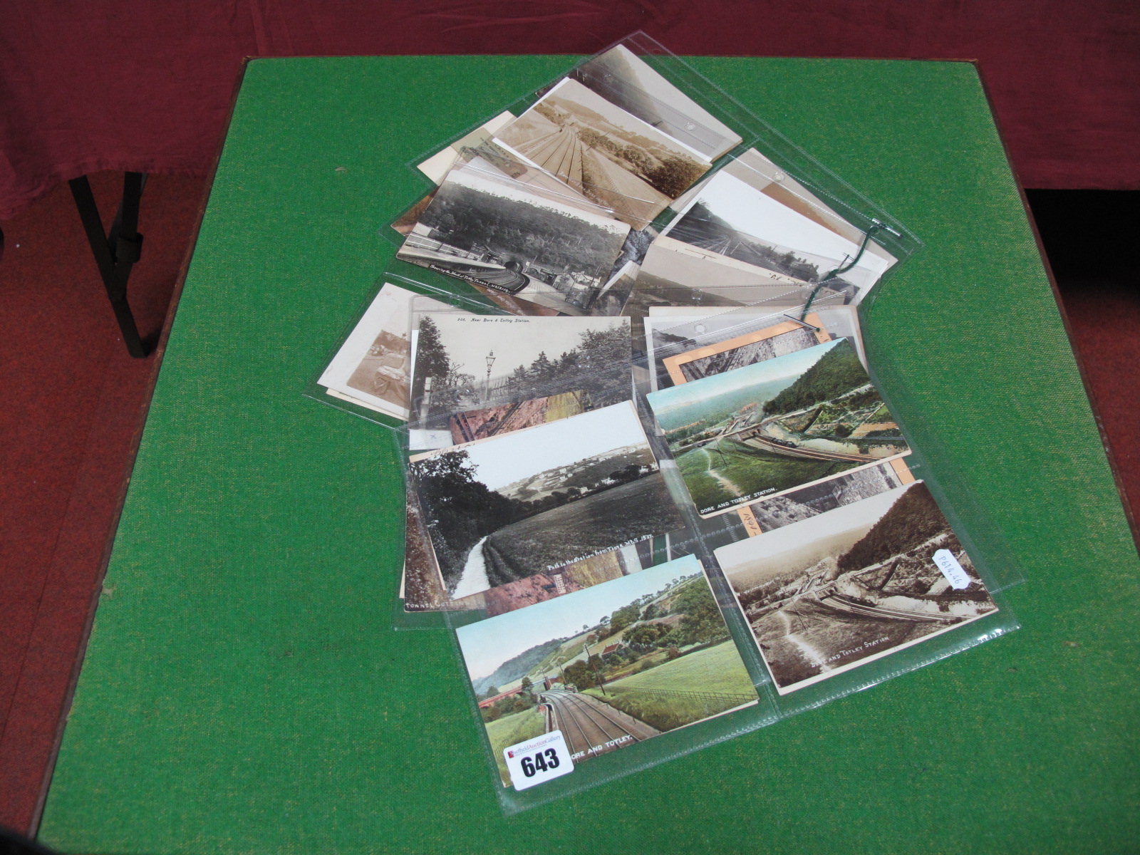 Approximately Thirty Nine Early XX Century and Later Picture Postcards, including Dore and Totley