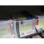 Rotherham United Large Quantity of Team Sheets, 2000's, much duplication:- Two Boxes
