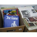 'The Game' Bound Volumes, Goal, Striker, Shoot, other magazines.