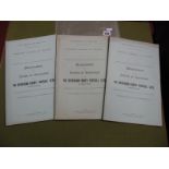 Rotherham County, three Memorandum and Articles of Association Booklets, incorporated the 9th Day of